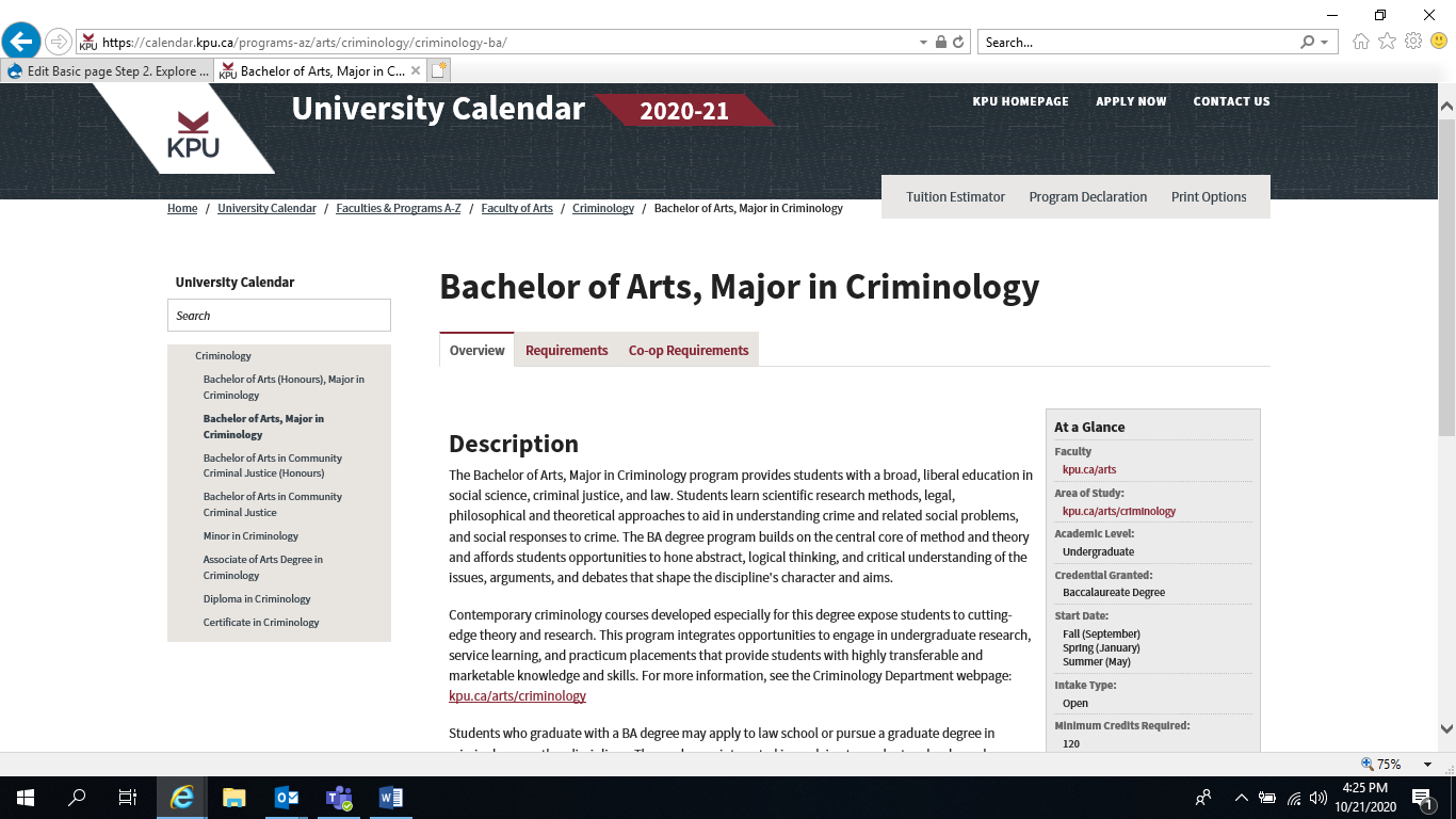 Step 2. Explore Courses and Programs Kwantlen Polytechnic University